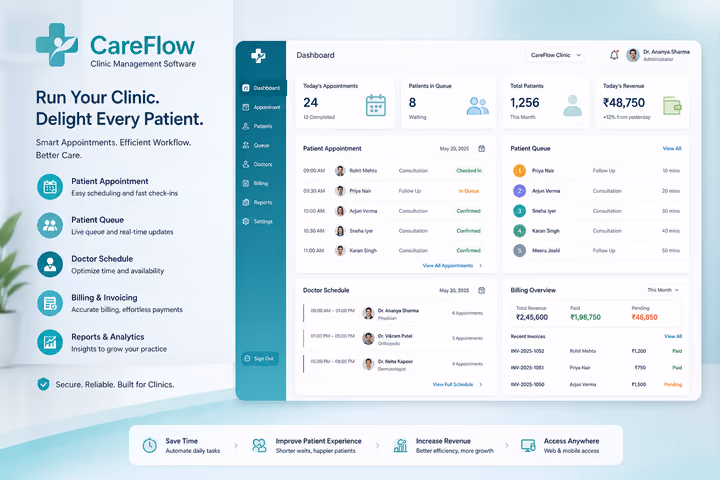 Clinic Management preview