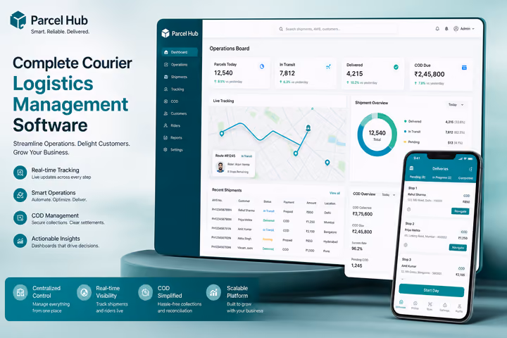 Courier Management preview