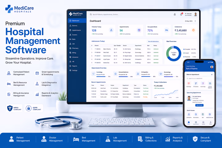 Hospital Management software preview