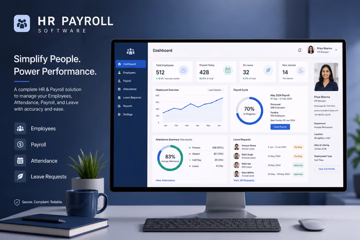 HR & Payroll software preview