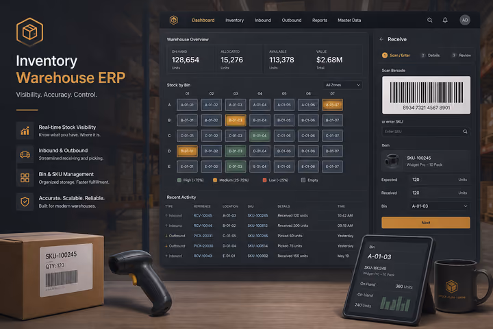Inventory & Warehouse Management preview