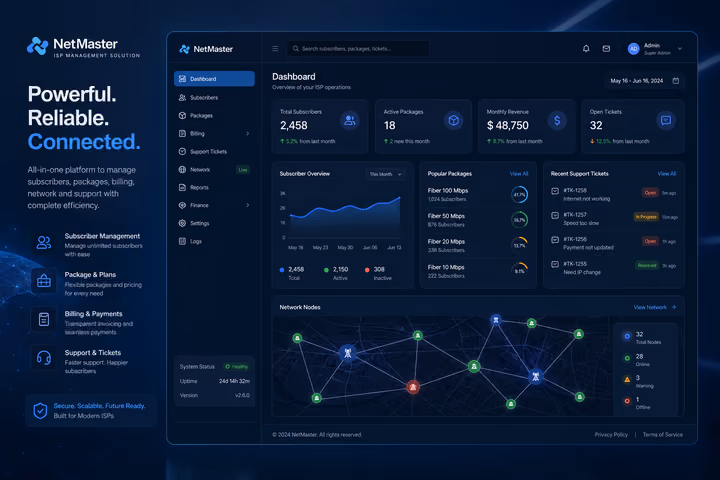 ISP Management software preview