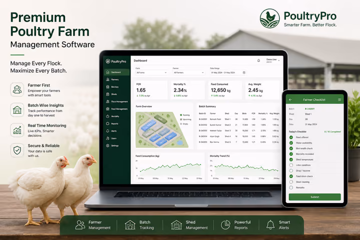 Poultry Farm Management software preview