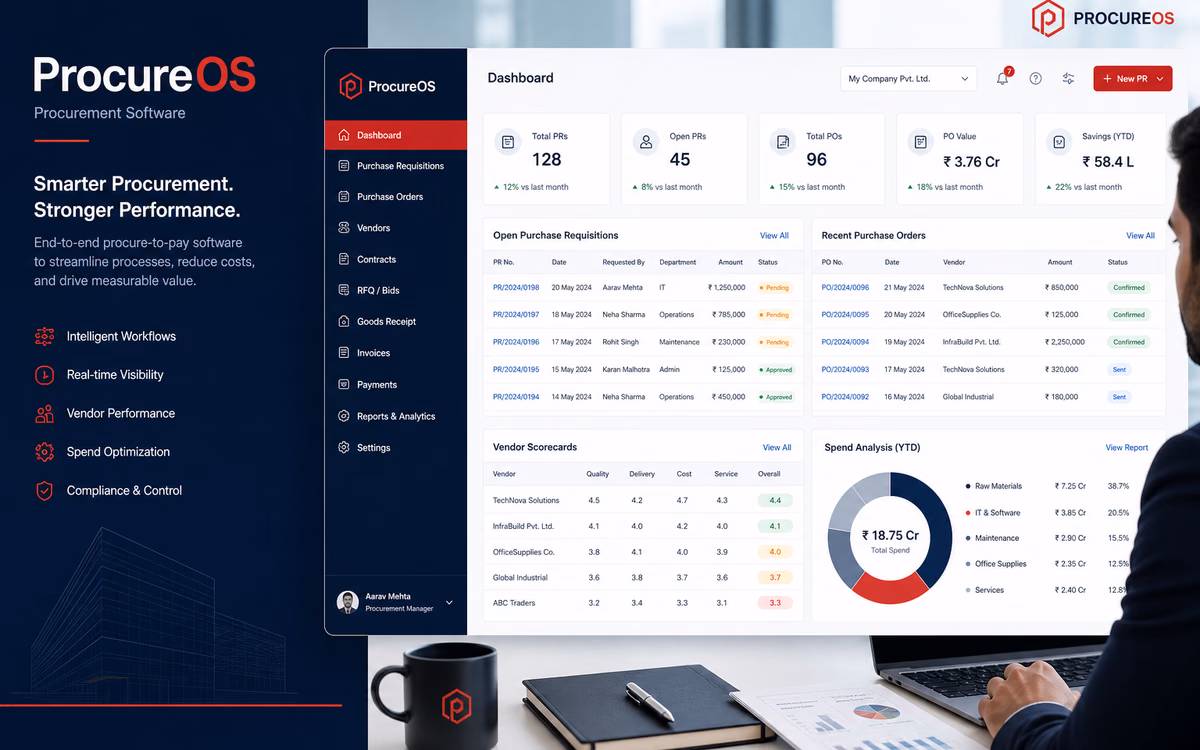 Procurement Software software preview