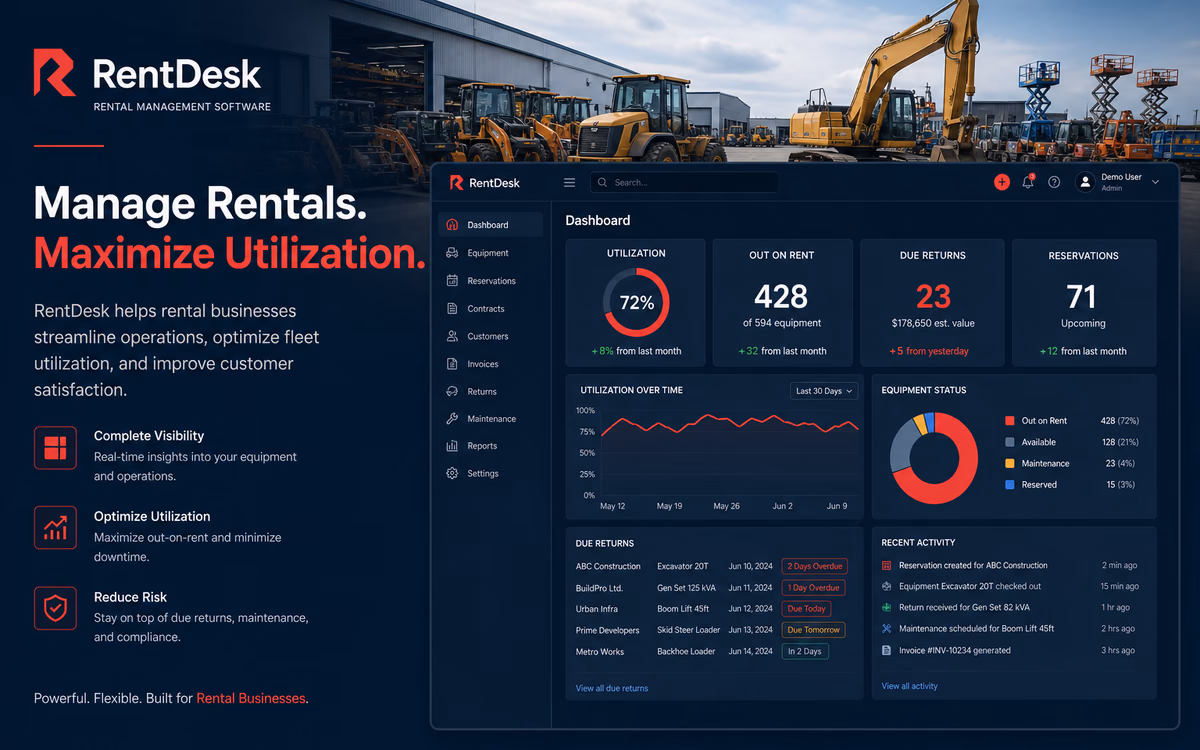 Rental Management Software software preview