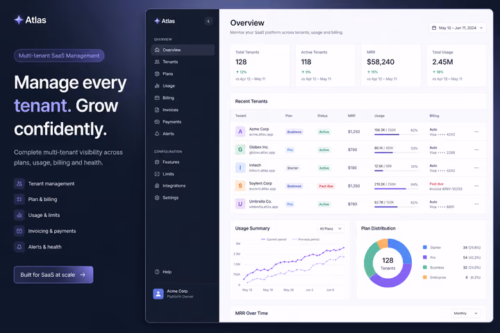 Subscription Management Platform preview