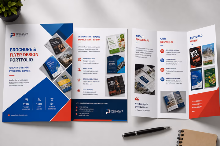 Brochure & Flyer Design marketing preview