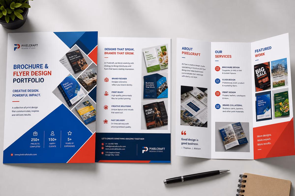 Brochure & Flyer Design cover