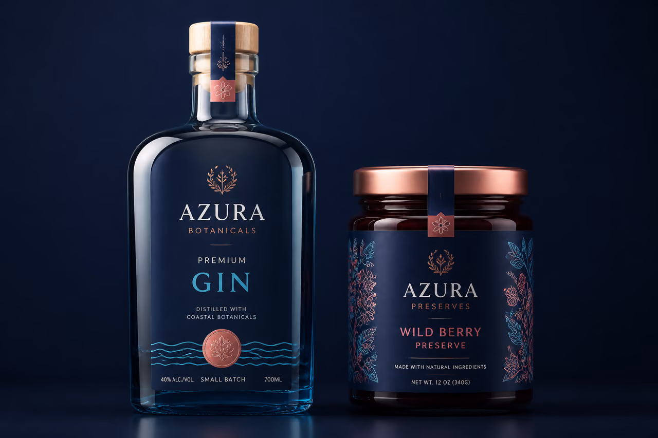 Product Label Design — Front Label