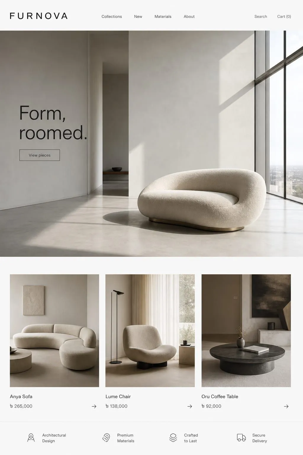 FURNOVA Homepage page