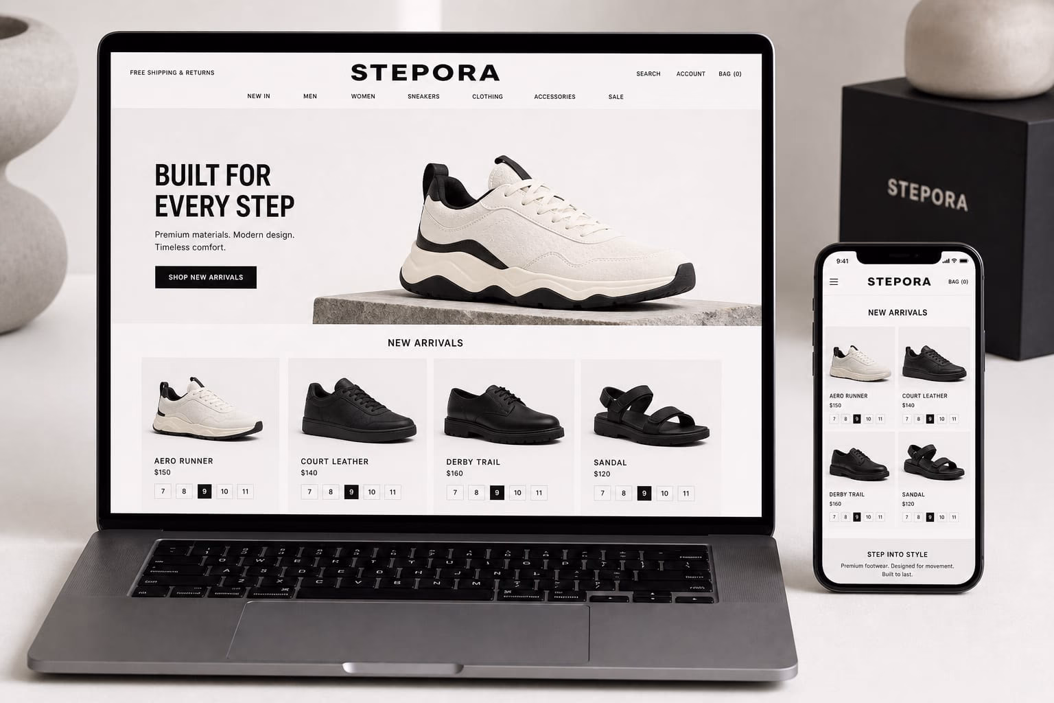 STEPORA Footwear preview